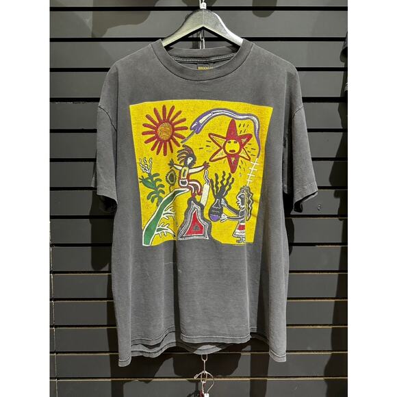 1993 Midnight Oil Earth Sun and Moon 90s Vintage Brockum Band Tee Shirt - Picture 1 of 3